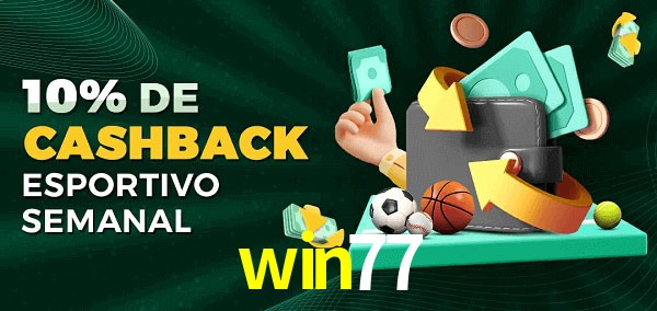 10% de bônus de cashback na win77